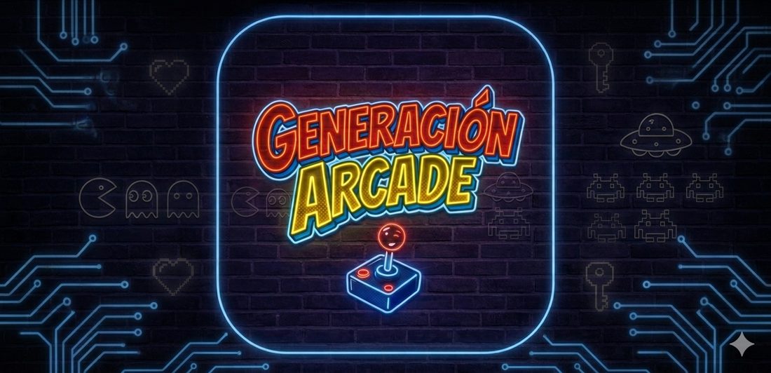Logotipo de Generación Arcade, sello de SpeccyOS